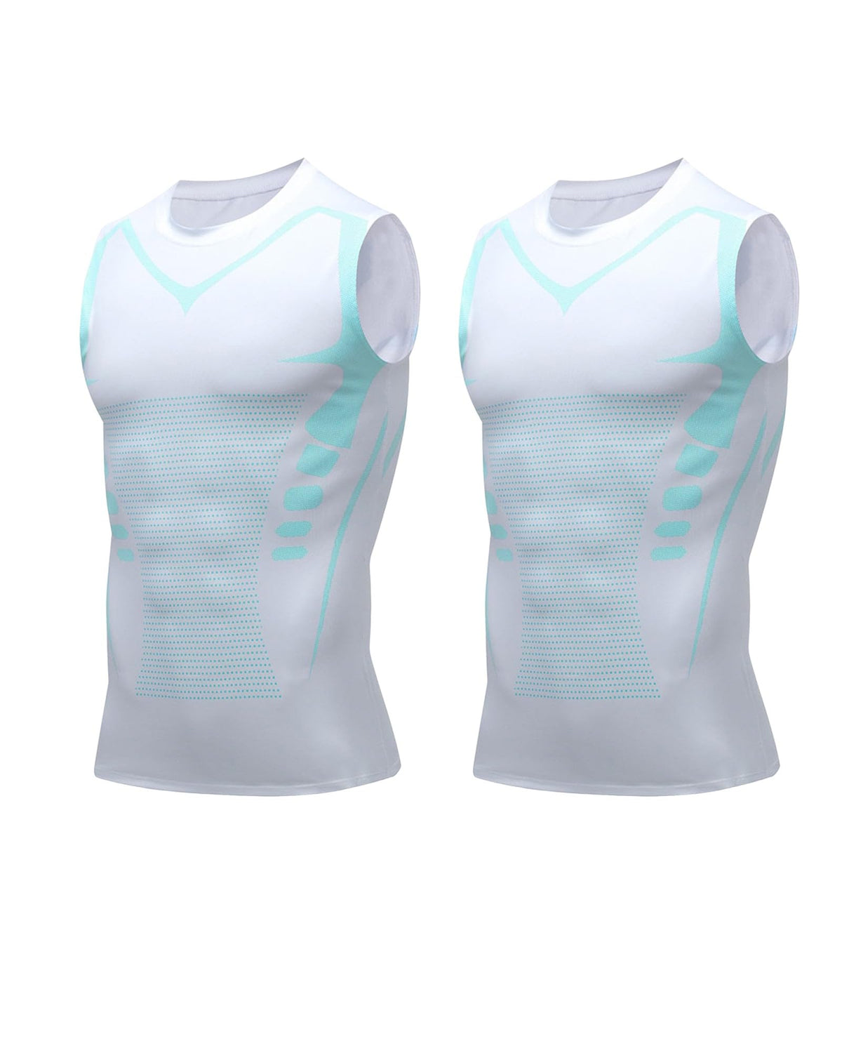 Compression Shirt Men Slimming Body Shaper Vest Crewneck Workout Tank Top