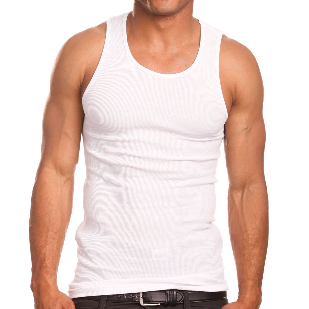 PRO 5 Mens A-Shirts 3 Pack Undershirt