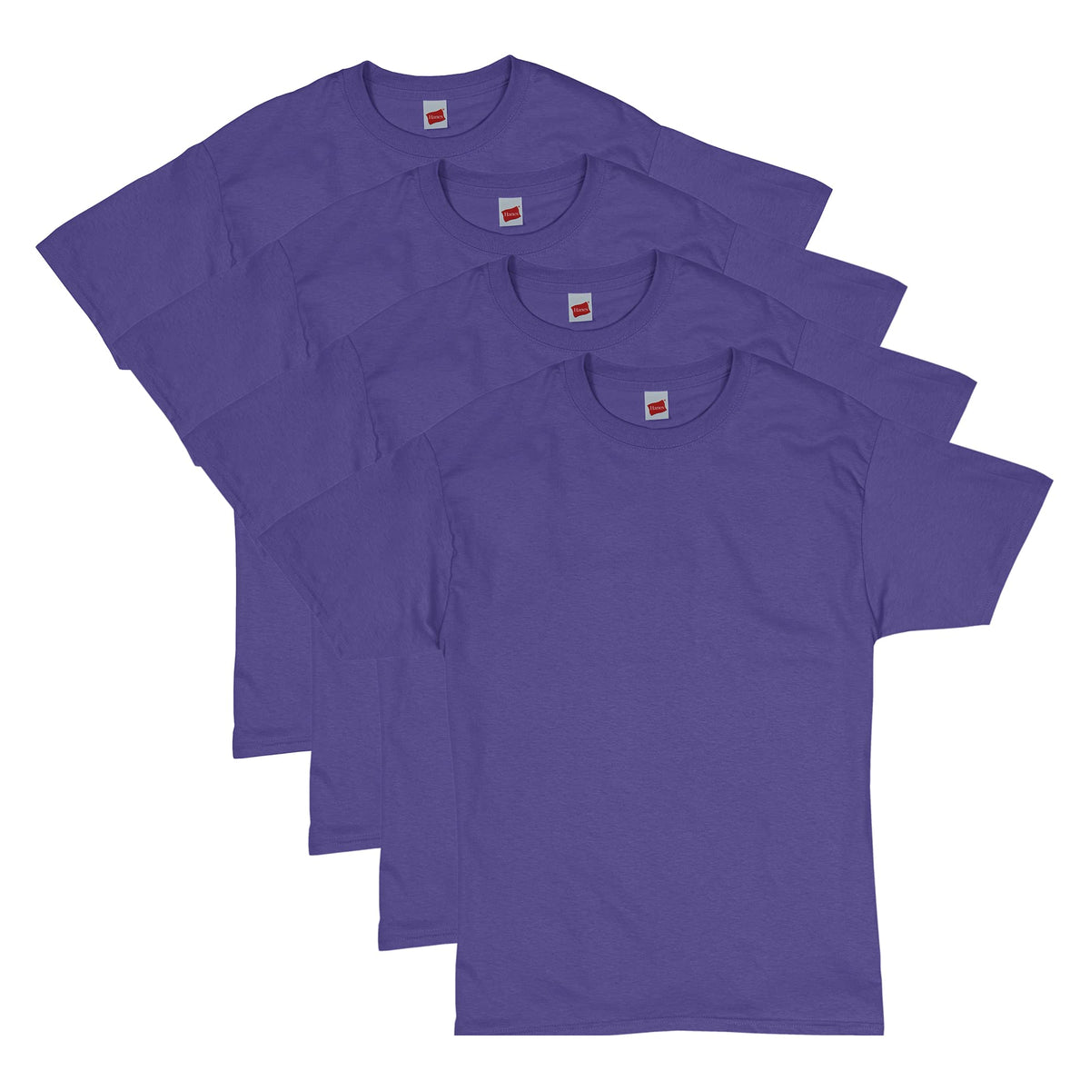 Hanes Men's T-Shirt Pack - 4 or 6 Pack - Essential-T Crewneck Cotton T-Shirts - Everyday Men's Clothing - Big & Tall