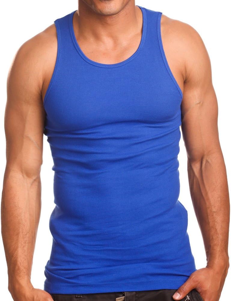 PRO 5 Mens A-Shirts 3 Pack Undershirt