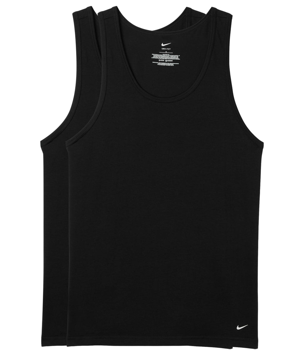 Nike Men's All Day Cotton Stretch Tank Undershirts (2-Pack)