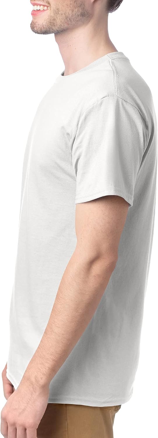 Hanes Men's T-Shirt Pack - 4 or 6 Pack - Essential-T Crewneck Cotton T-Shirts - Everyday Men's Clothing - Big & Tall