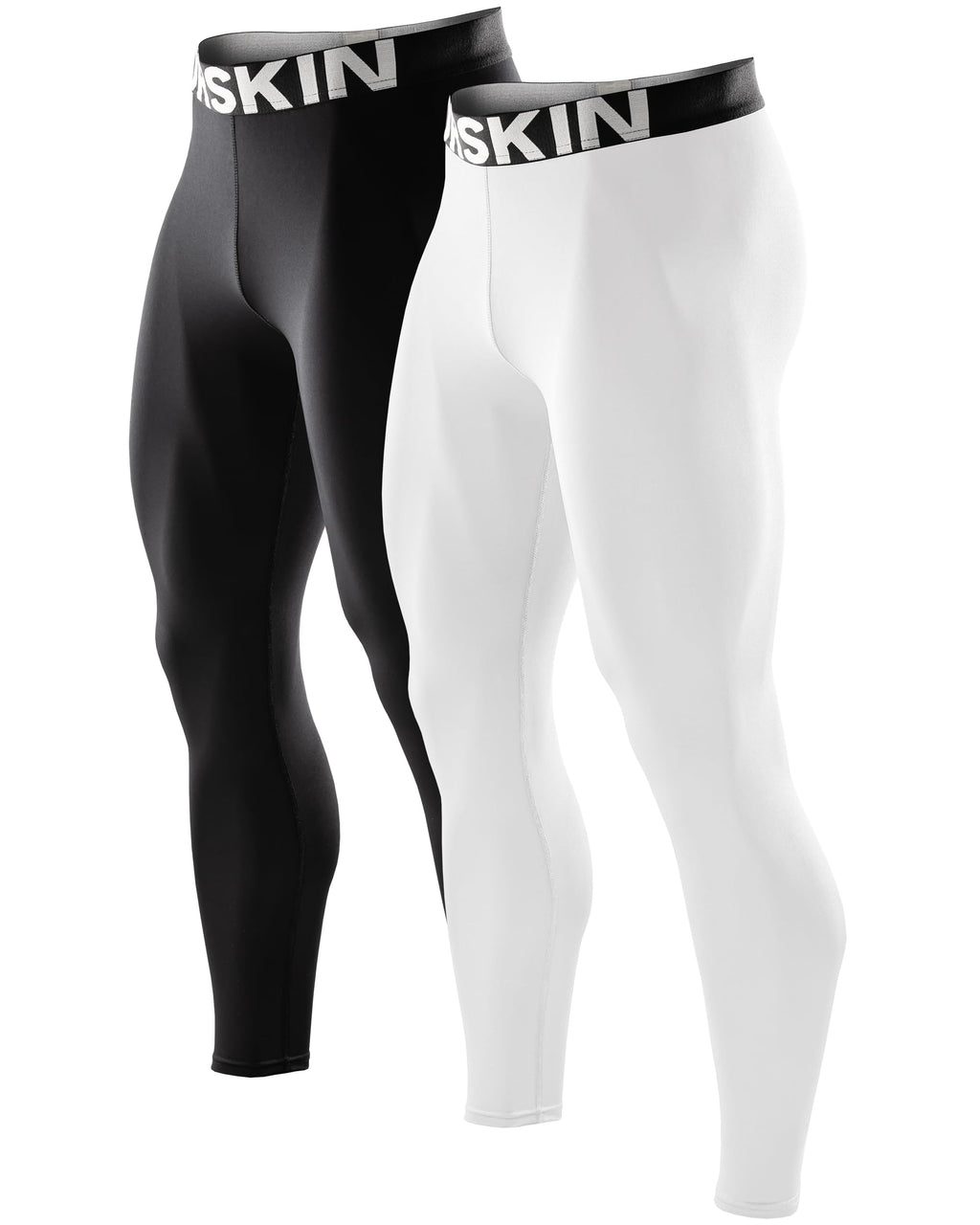 DRSKIN Men’s Compression Pants (5/4/3 Pack) Quick Dry Tights Leggings Sports Baselayer Running Gym Workout