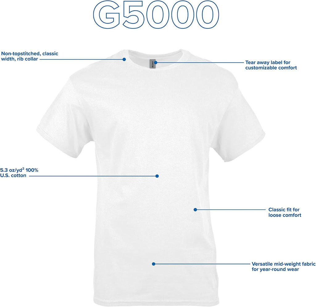Gildan Adult Heavy Cotton T-Shirt, Style G5000
