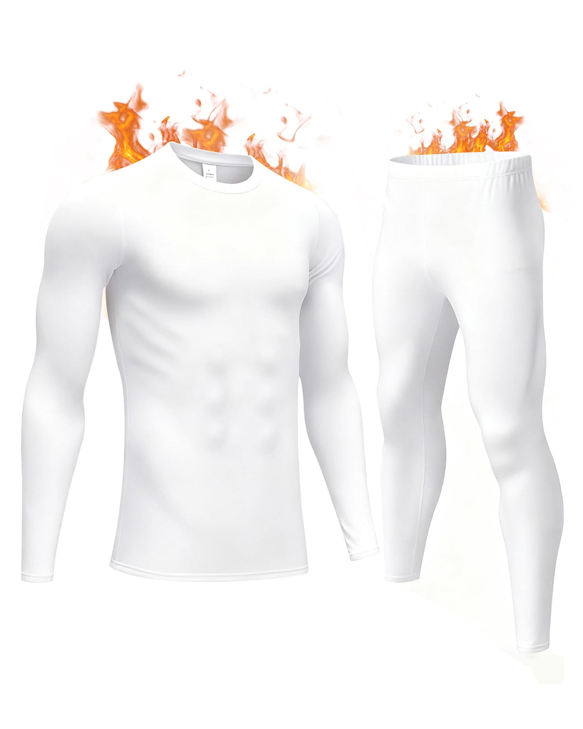 Thermal Underwear for Men Long Johns Set Fleece Lined Winter Cold Weather