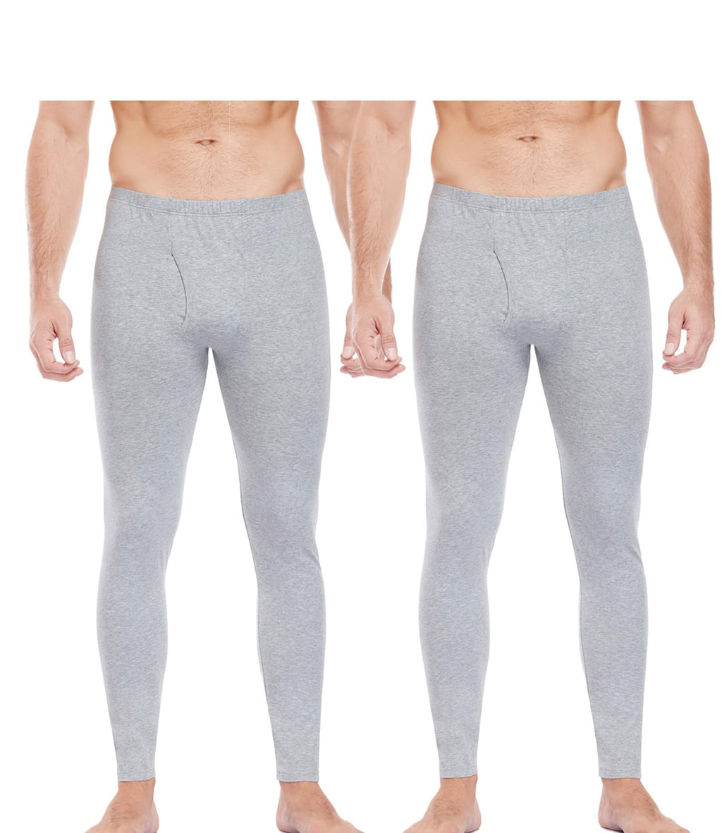 wirarpa Men's Cotton Long Johns Thermal Underwear Set Top and Bottom