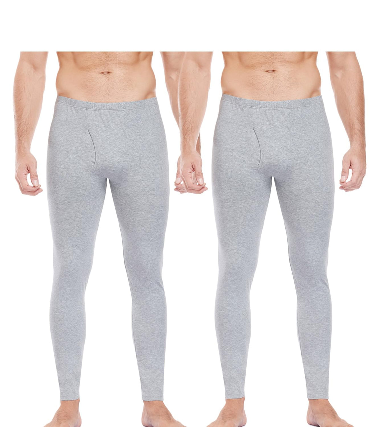 wirarpa Men's Cotton Long Johns Thermal Underwear Set Top and Bottom