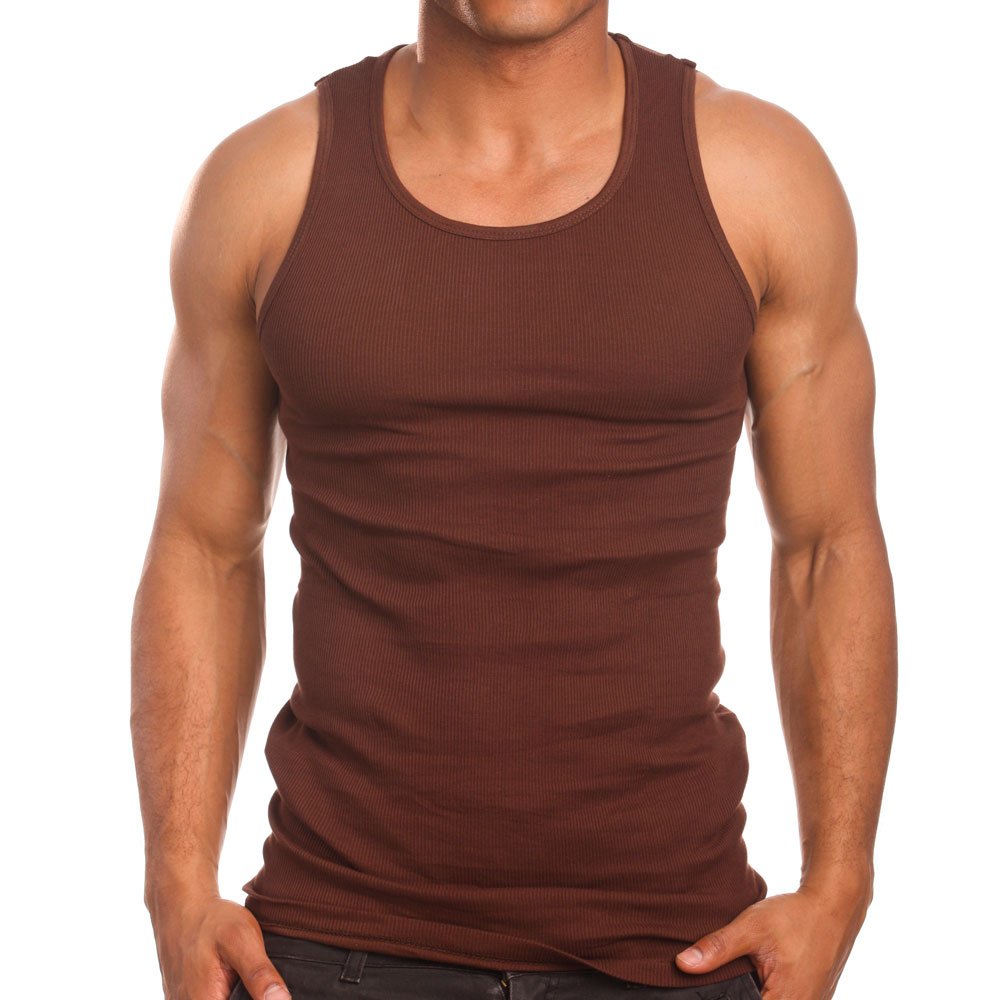 PRO 5 Mens A-Shirts 3 Pack Undershirt
