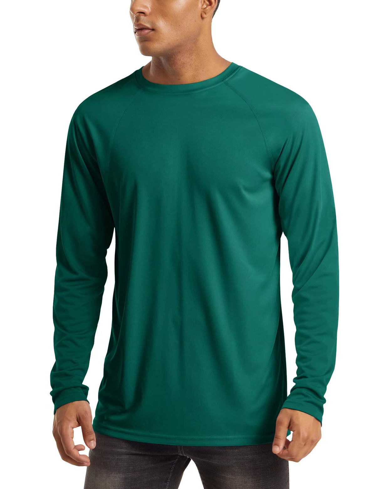 MAGCOMSEN Men's Long Sleeve Shirts UPF 50+ UV Sun Protection Athletic Shirts for Hiking Running Workout Rash Guard