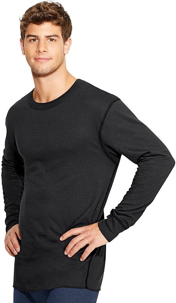 Duofold Mens Mid-Weight Wicking Crew Neck Top