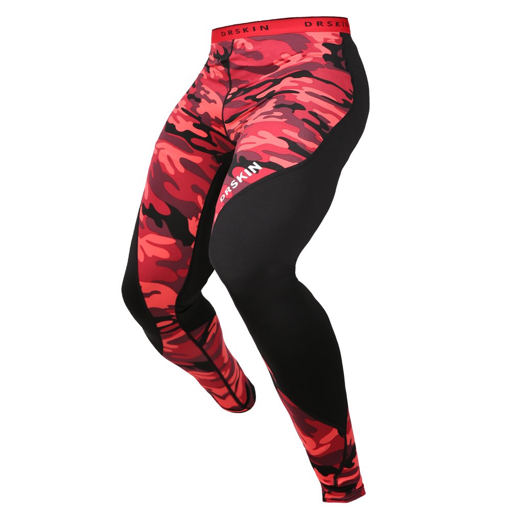 DRSKIN Men’s Compression Pants (5/4/3 Pack) Quick Dry Tights Leggings Sports Baselayer Running Gym Workout