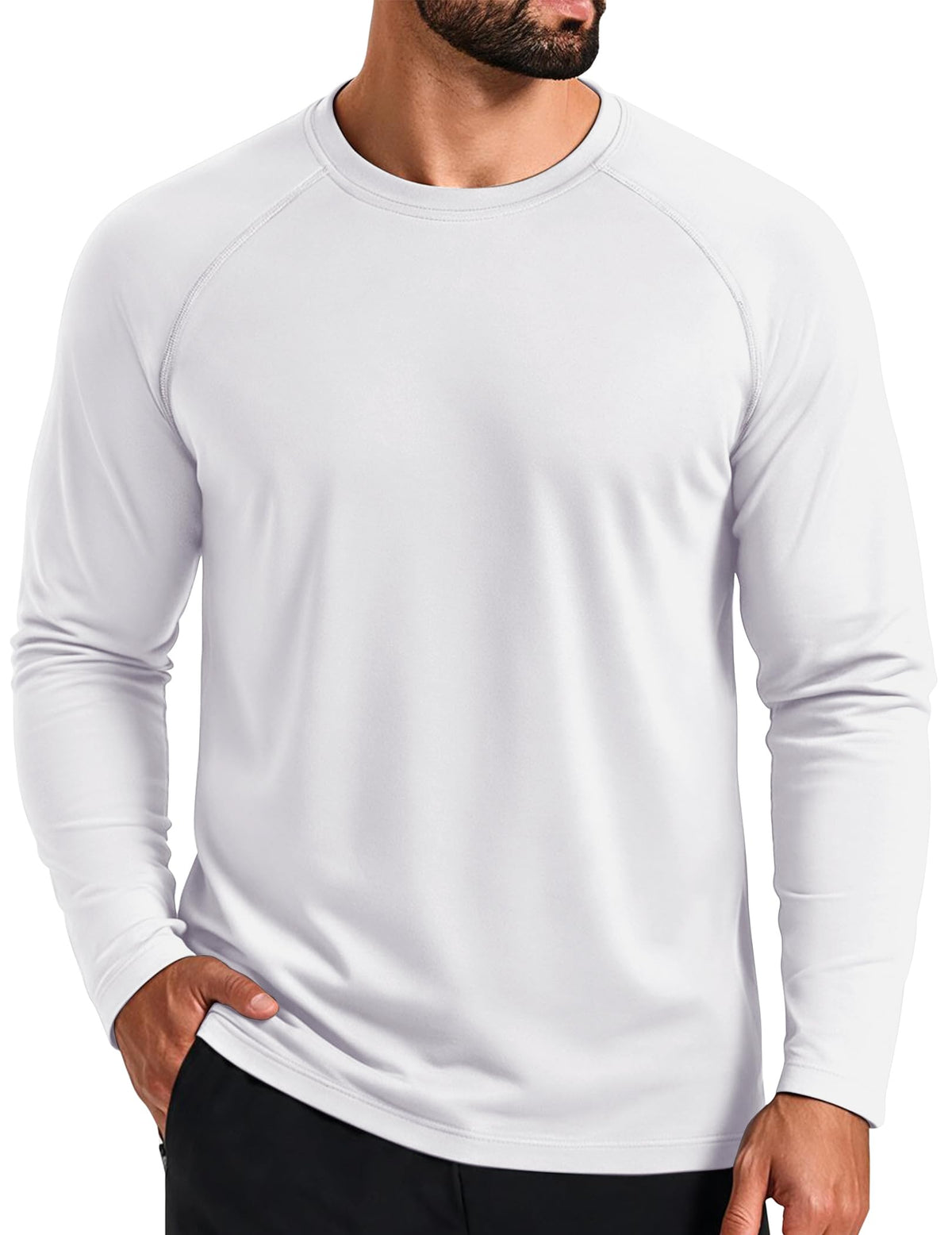 COOFANDY Men's Thermal Shirt Regular Fit Fleece Lined Athletic Base Layer