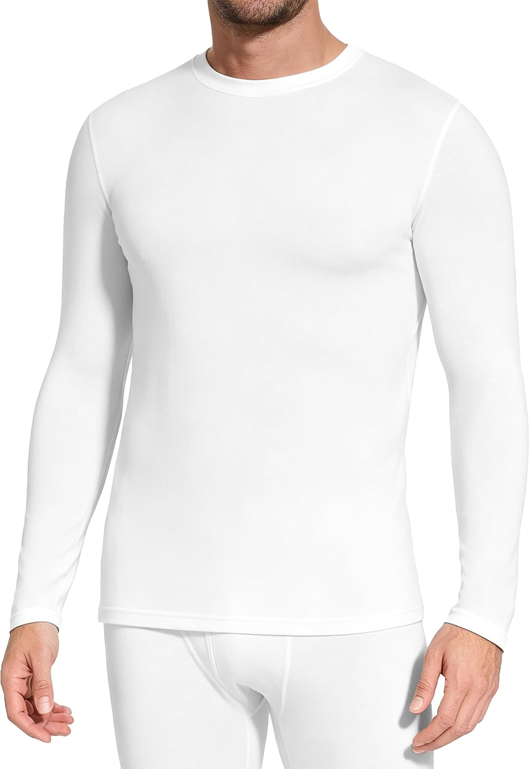 BESTENA Mens Thermal Underwear Long Johns Fleece Lined Base Layer Shirt Top