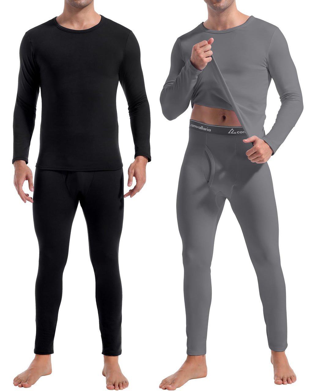 2 or 3 Sets Thermal Underwear for Men Long Johns Base Layer Cold Weather