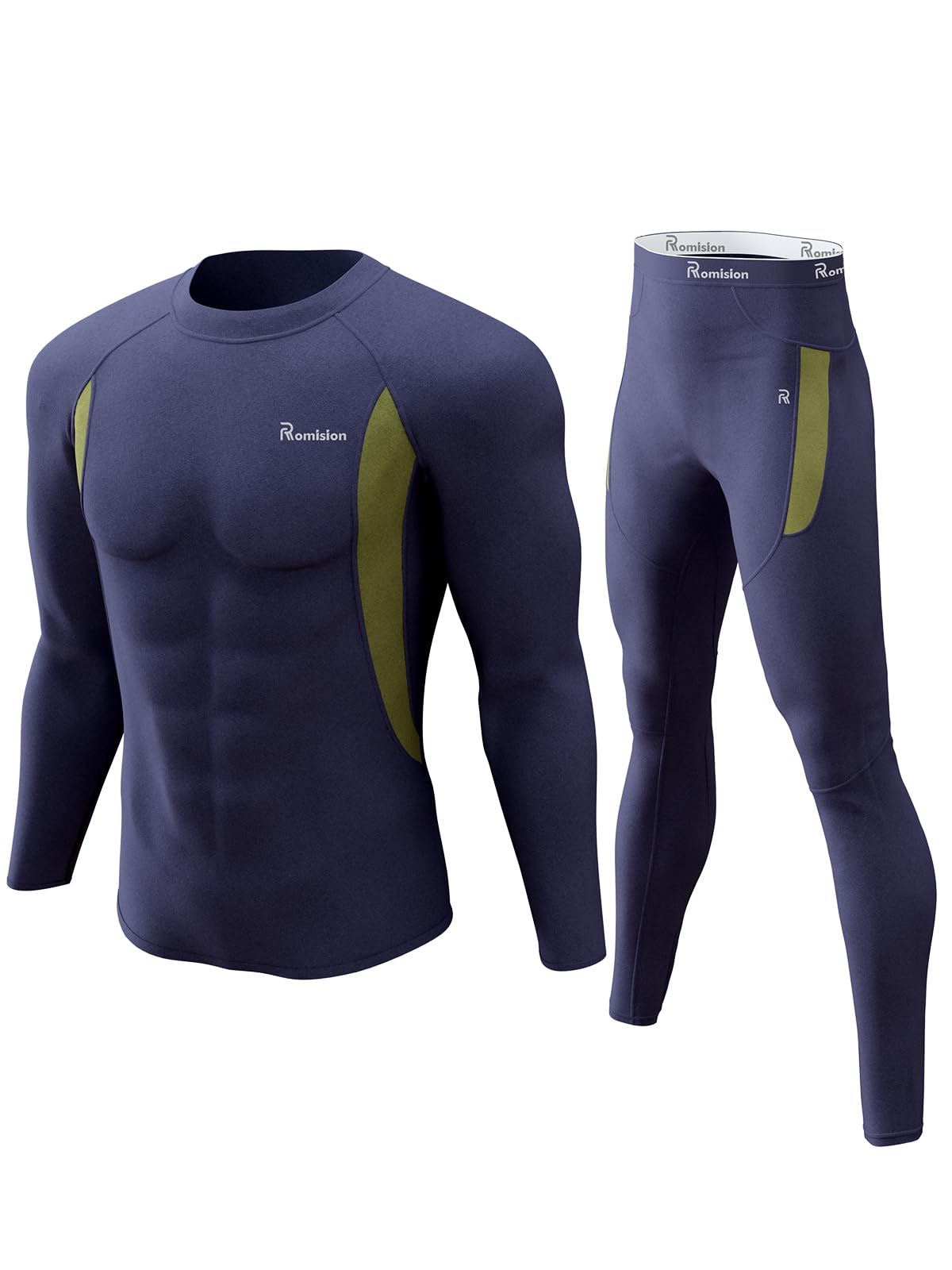 romision Thermal Underwear for Men Long Johns Set Hunting Gear Base Layer