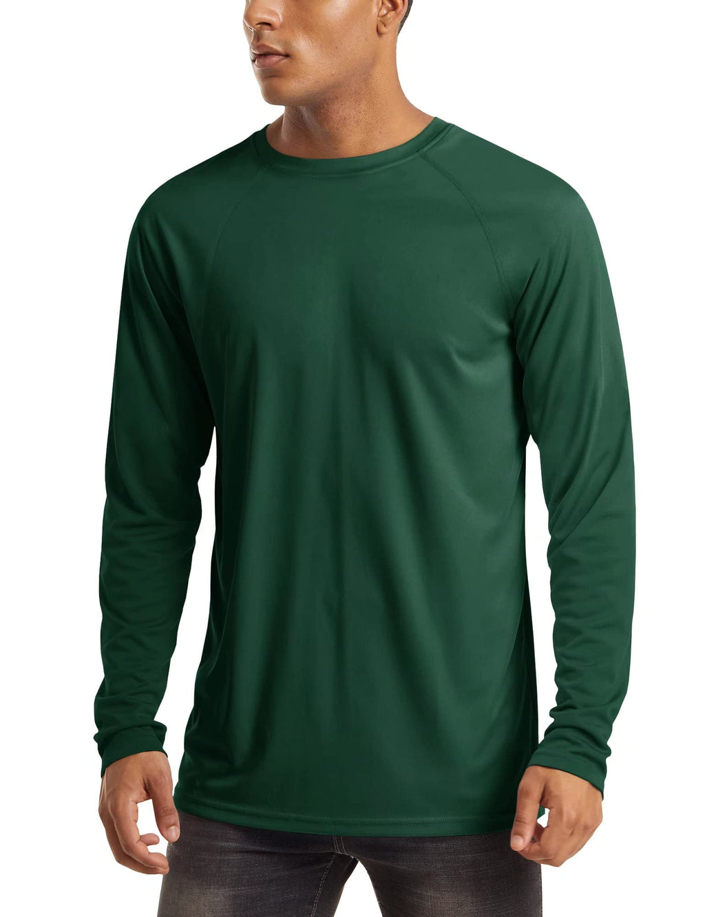 MAGCOMSEN Men's Long Sleeve Shirts UPF 50+ UV Sun Protection Athletic Shirts for Hiking Running Workout Rash Guard