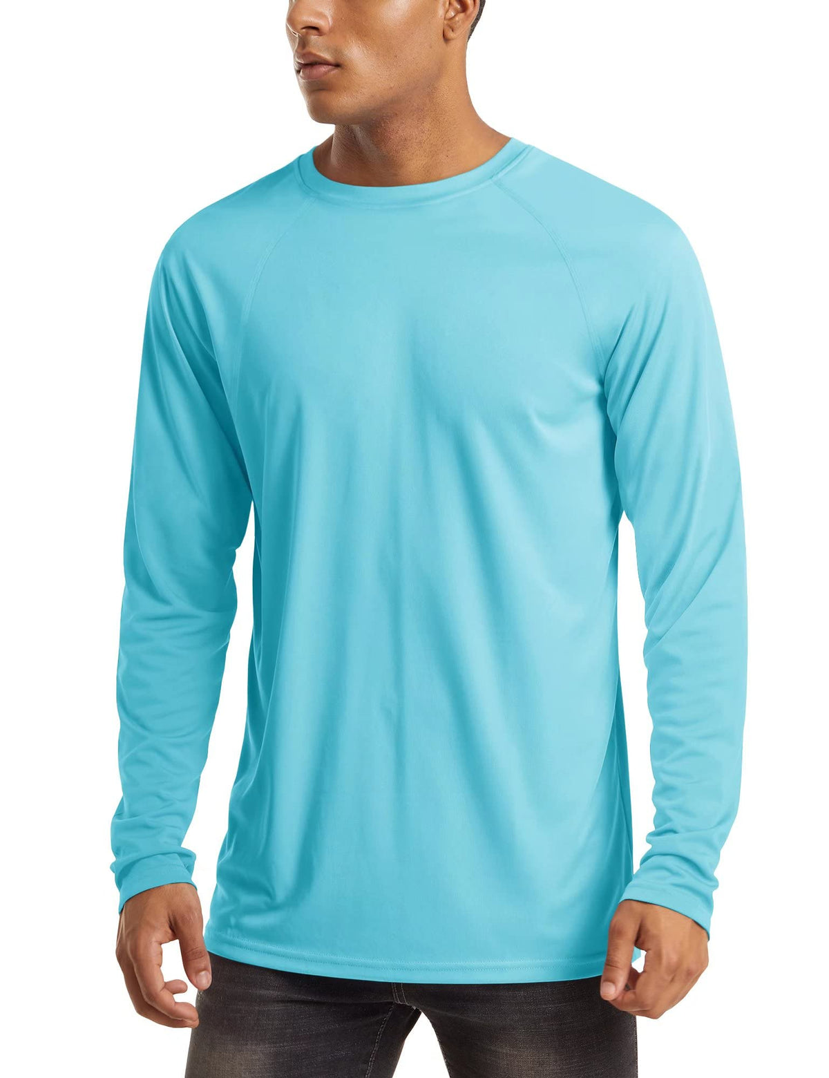 MAGCOMSEN Men's Long Sleeve Shirts UPF 50+ UV Sun Protection Athletic Shirts for Hiking Running Workout Rash Guard