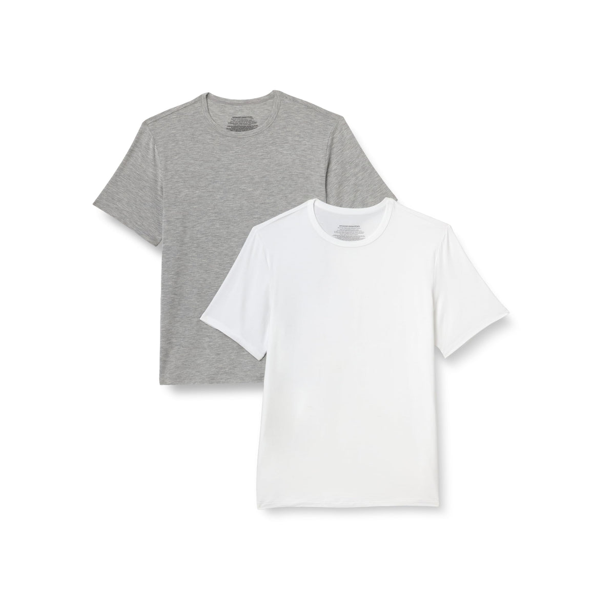 Amazon Essentials Men's Super Soft Lightweight Modal Short-Sleeve Undershirt, Pack of 2