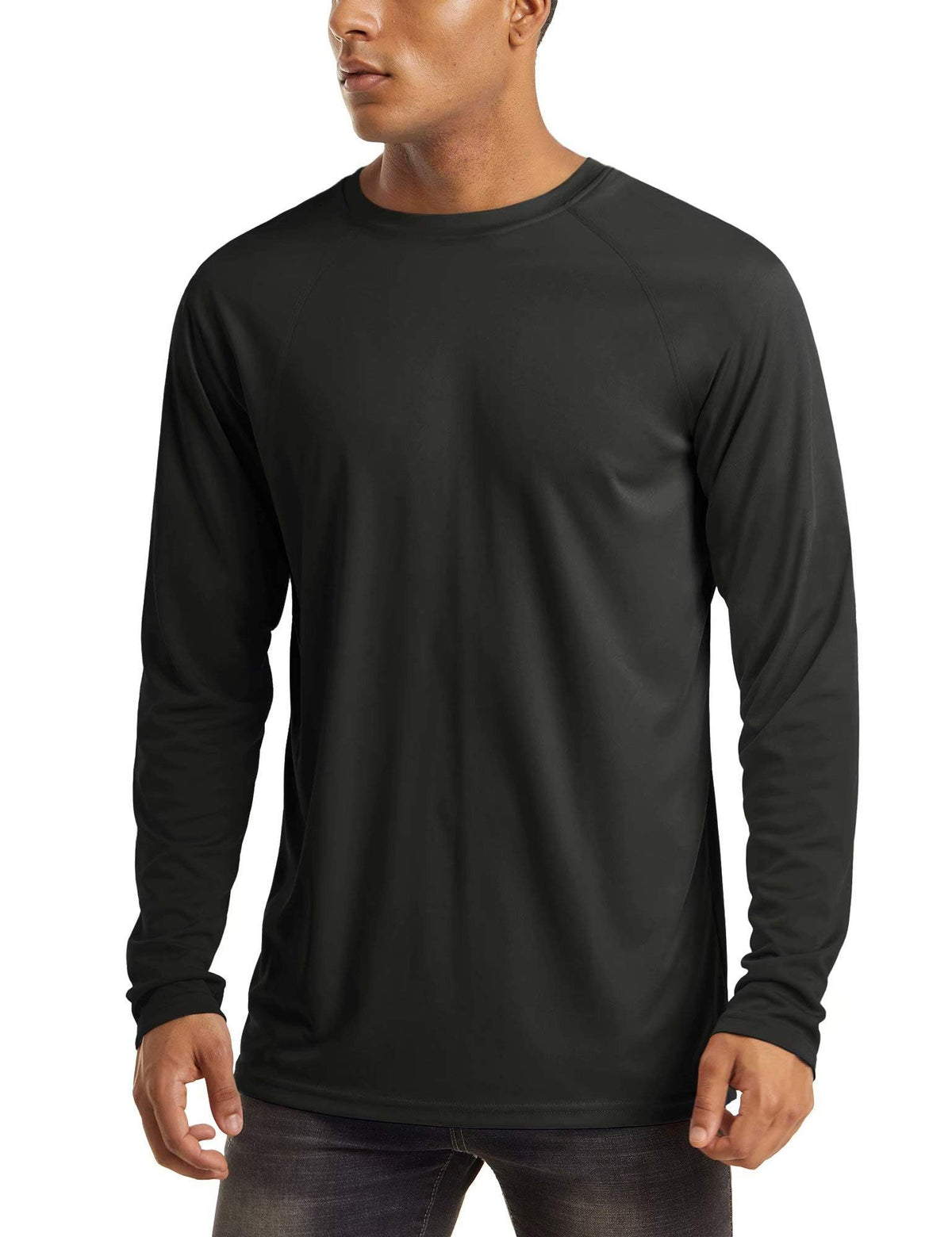 MAGCOMSEN Men's Long Sleeve Shirts UPF 50+ UV Sun Protection Athletic Shirts for Hiking Running Workout Rash Guard