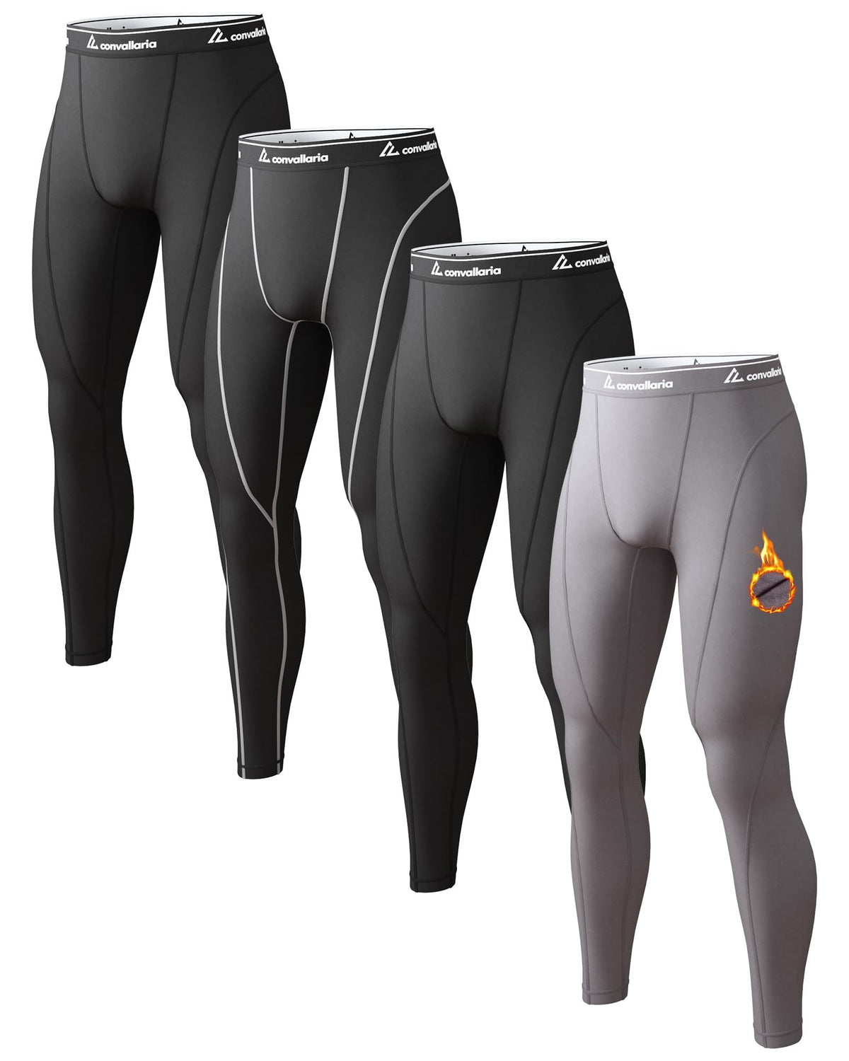 Men's Thermal Underwear Long Johns Cold Weather Base Layer Bottoms