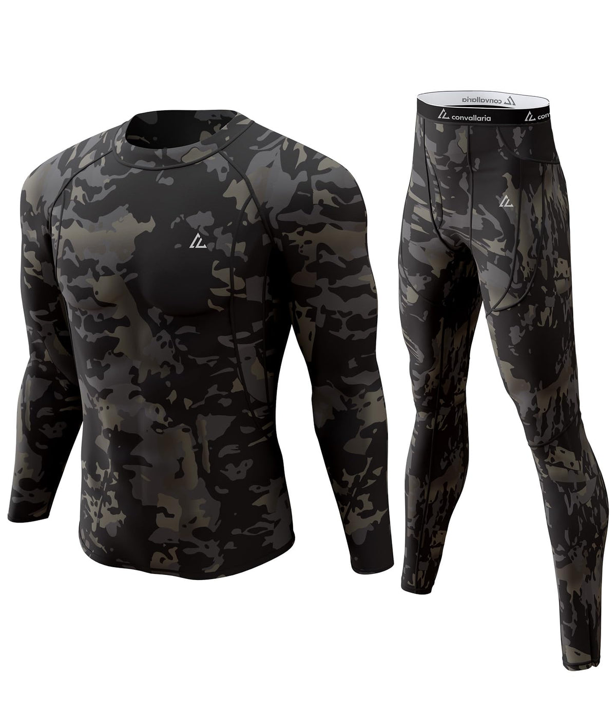 Mens Thermal Underwear Long Johns Set Cold Weather Hunting Base Layer