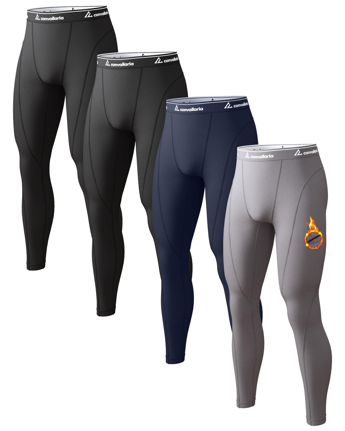 Men's Thermal Underwear Long Johns Cold Weather Base Layer Bottoms