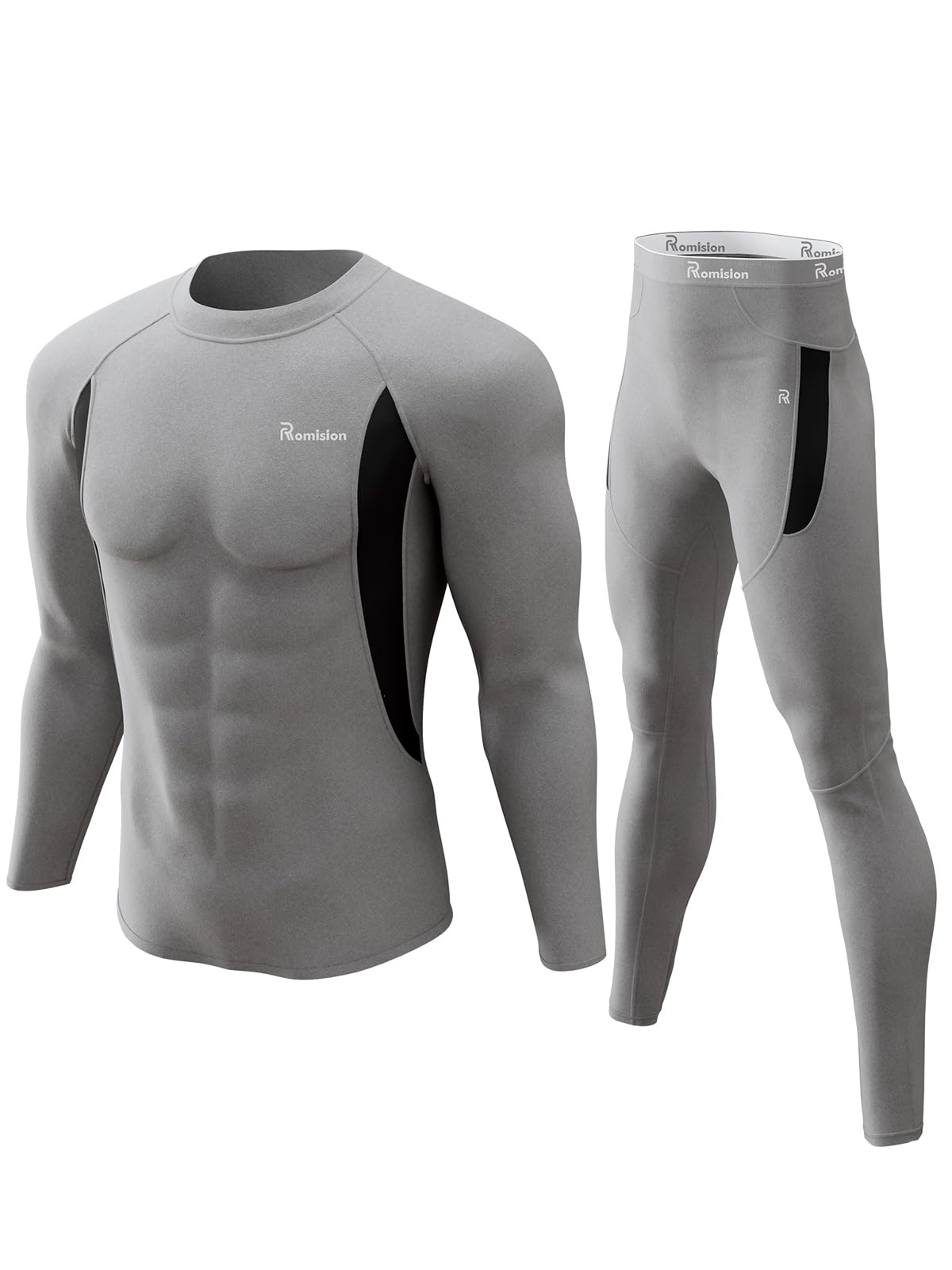 romision Thermal Underwear for Men Long Johns Set Hunting Gear Base Layer
