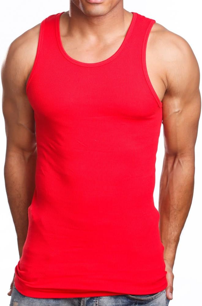 PRO 5 Mens A-Shirts 3 Pack Undershirt