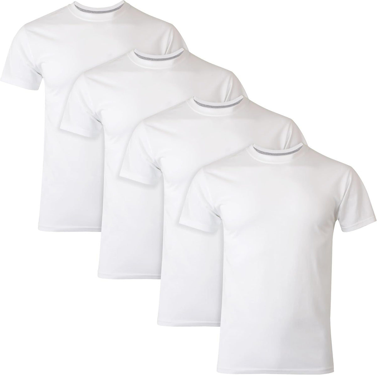 Hanes Men's Ultimate Undershirt ComfortBlend Slim Fit Tees for Men, Moisture-Wicking
