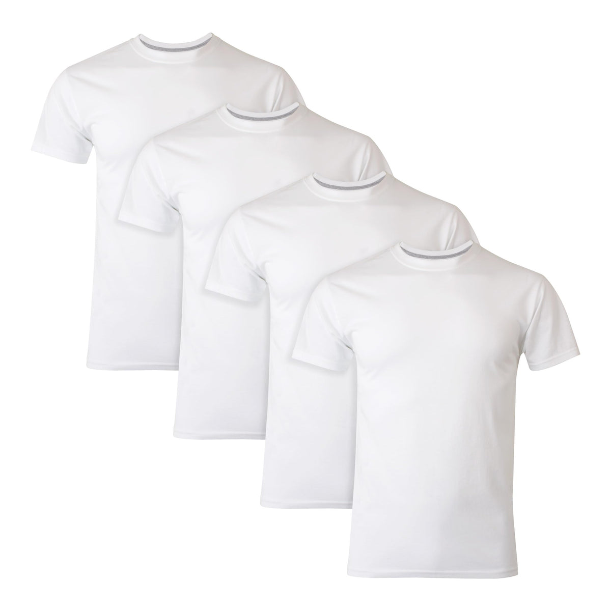 Hanes Men's Ultimate Undershirt ComfortBlend Slim Fit Tees for Men, Moisture-Wicking