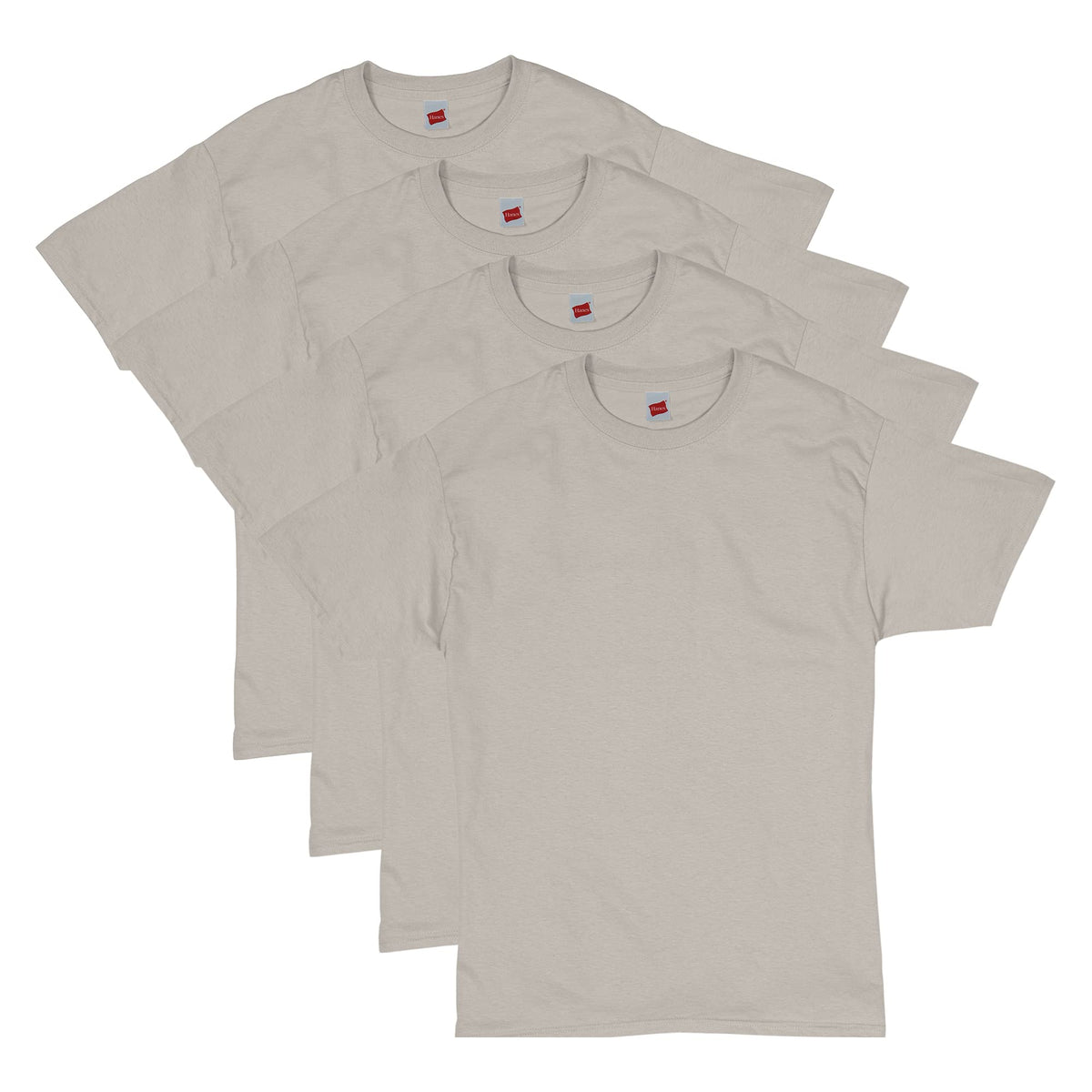 Hanes Men's T-Shirt Pack - 4 or 6 Pack - Essential-T Crewneck Cotton T-Shirts - Everyday Men's Clothing - Big & Tall