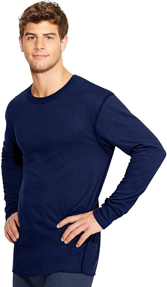 Duofold Mens Mid-Weight Wicking Crew Neck Top