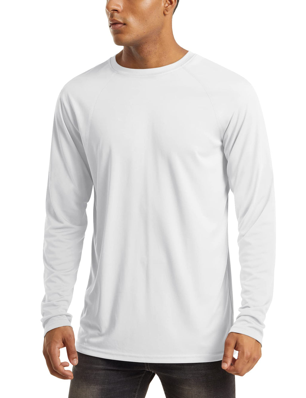 MAGCOMSEN Men's Long Sleeve Shirts UPF 50+ UV Sun Protection Athletic Shirts for Hiking Running Workout Rash Guard