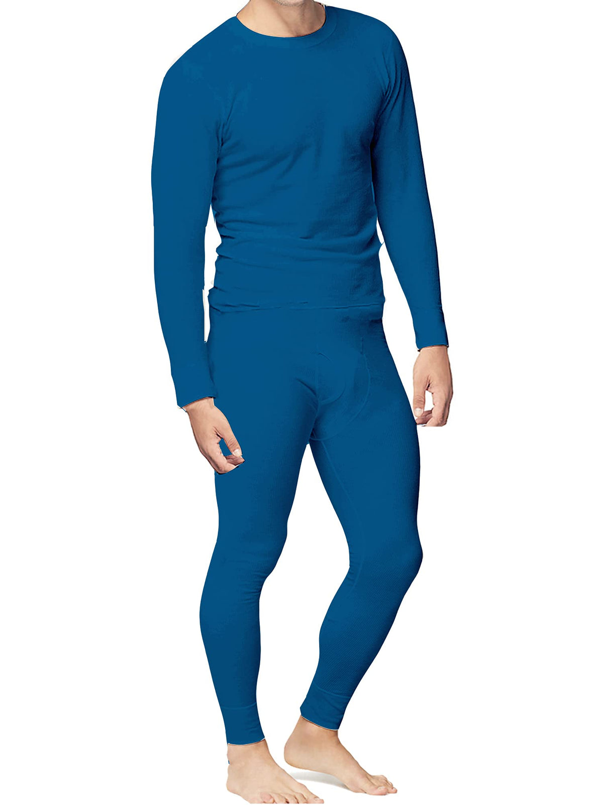 Place and Street Men’s Cotton Thermal Underwear Set Shirt Pants Long Johns