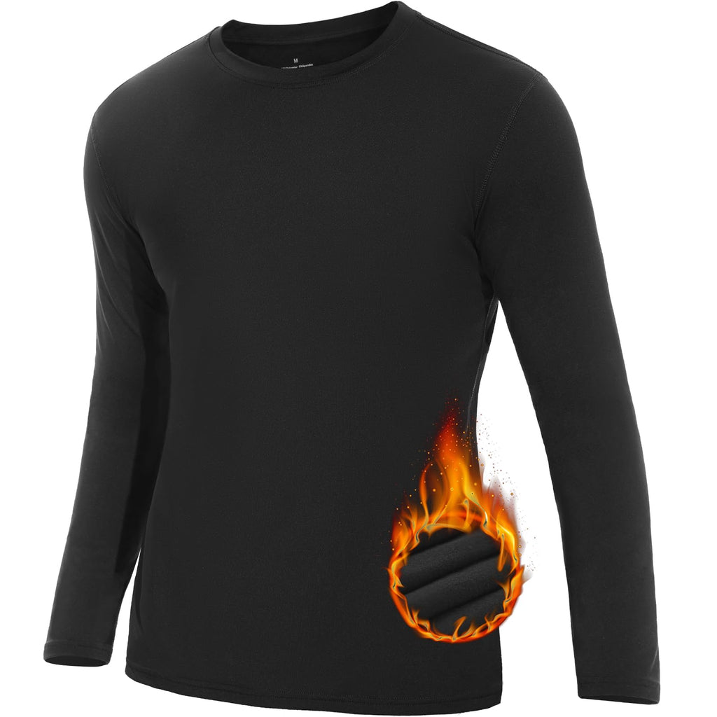 SIMIYA Mens Thermals Long Sleeve Undershirt Base Layer Long John Shirts