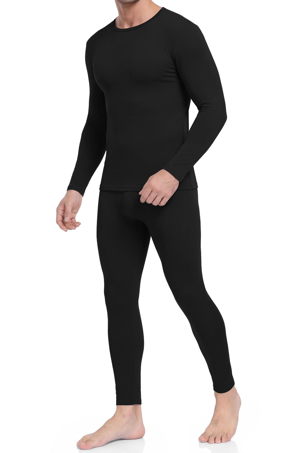 Thermal Underwear for Men Long Johns Set Winter Base Layer Top and Bottom