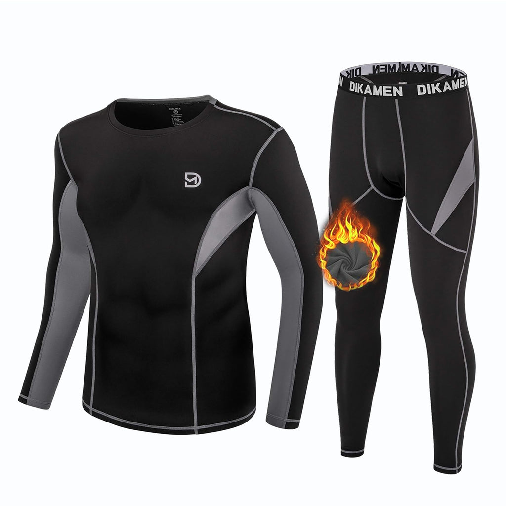 Men's Thermal Underwear Performance Tactical Sports Shapewear Thermal Set