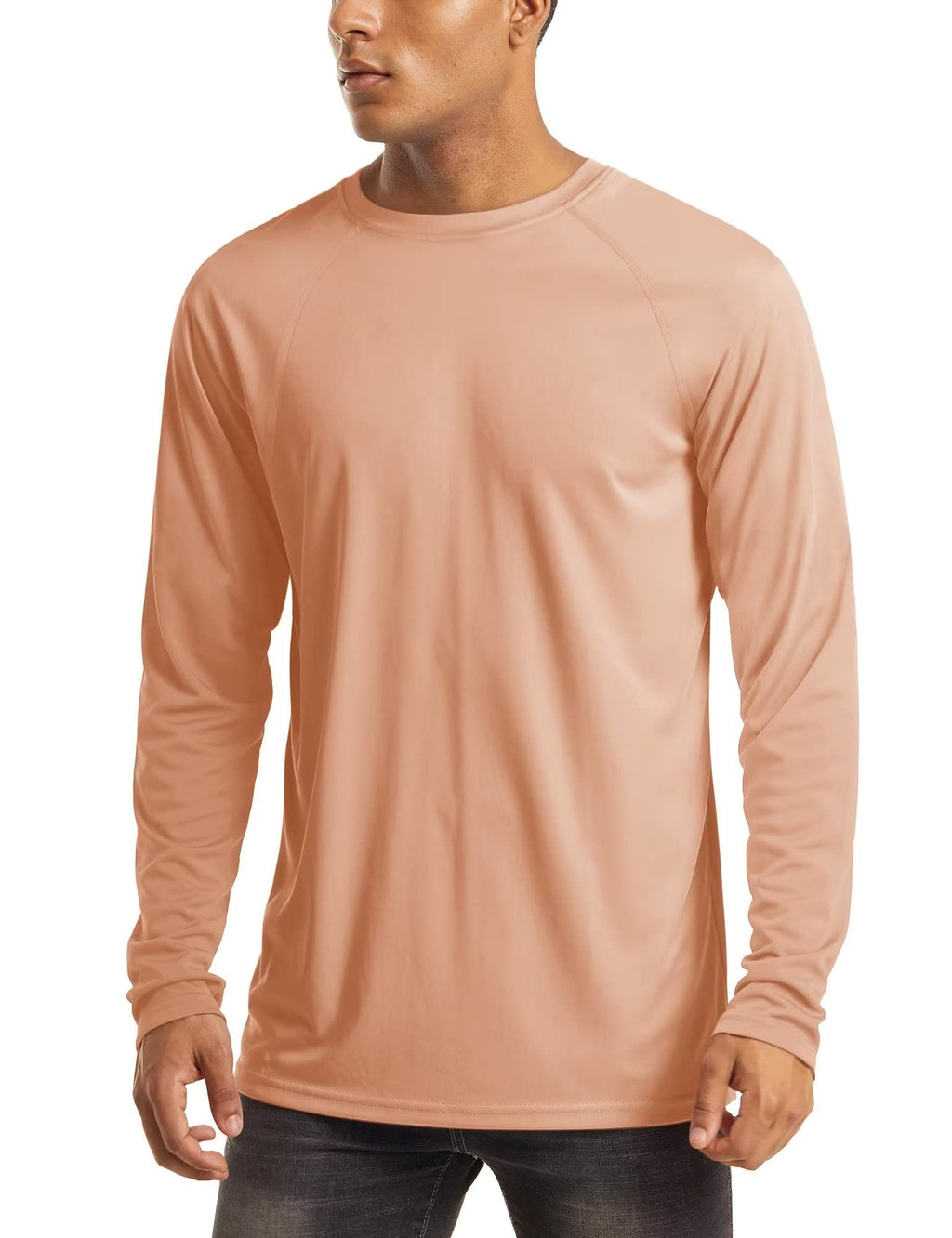 MAGCOMSEN Men's Long Sleeve Shirts UPF 50+ UV Sun Protection Athletic Shirts for Hiking Running Workout Rash Guard