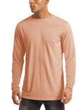 MAGCOMSEN Men's Long Sleeve Shirts UPF 50+ UV Sun Protection Athletic Shirts for Hiking Running Workout Rash Guard