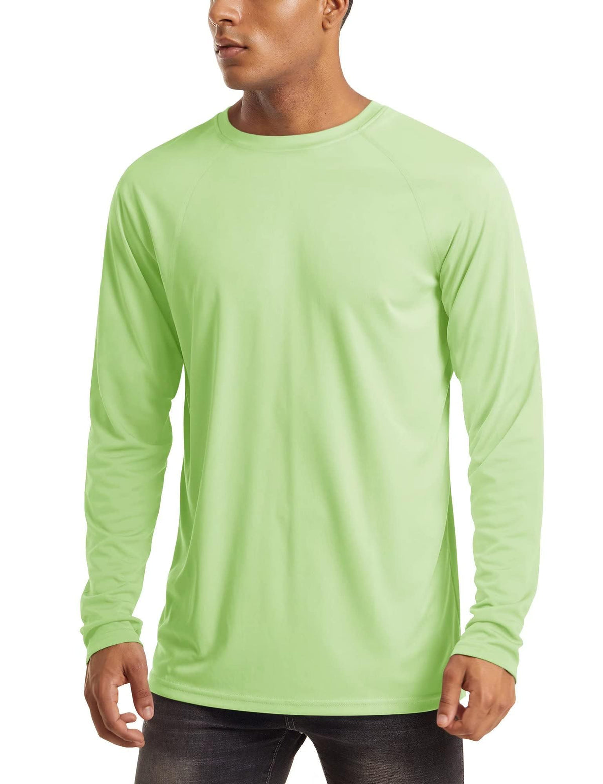 MAGCOMSEN Men's Long Sleeve Shirts UPF 50+ UV Sun Protection Athletic Shirts for Hiking Running Workout Rash Guard