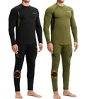romision Mens Thermal Underwear Set Long Johns Fleece Lined Base Layer