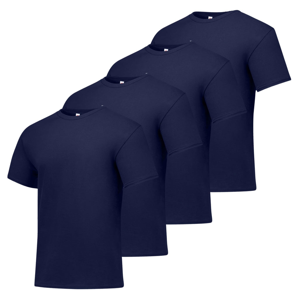 Hanes Men's T-Shirt Pack - 4 or 6 Pack - Essential-T Crewneck Cotton T-Shirts - Everyday Men's Clothing - Big & Tall