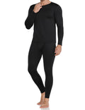 Thermal Underwear for Men Long Johns Fleece Lined Soft and Warm Set Base Layer for Cold Weather