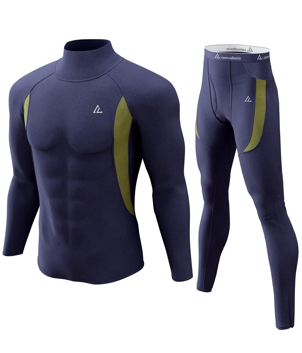 Mens Thermal Underwear Long Johns Set Cold Weather Hunting Base Layer