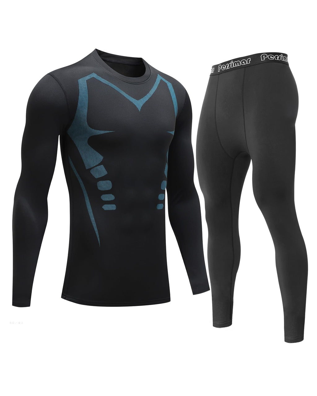 Thermal Underwear for Men Long Johns Set Fleece Lined Base Layer Winter
