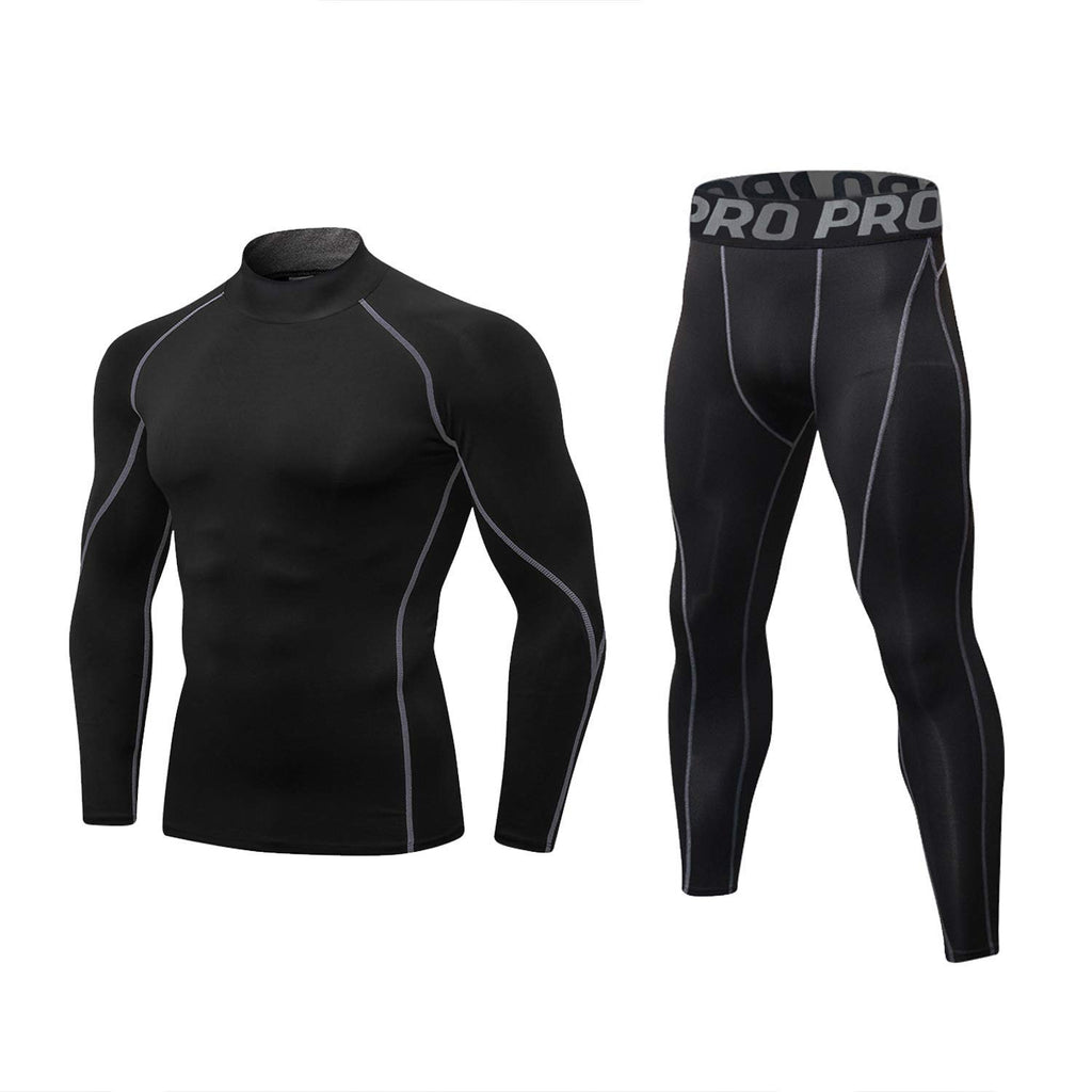 Thermal Underwear for Men Sets Warm Base Layer Cold Weather