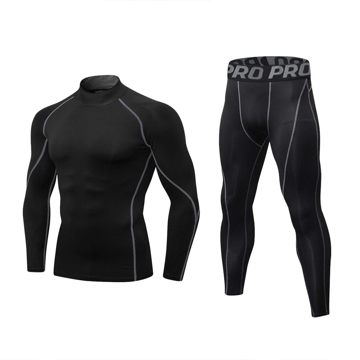Thermal Underwear for Men Sets Warm Base Layer Cold Weather