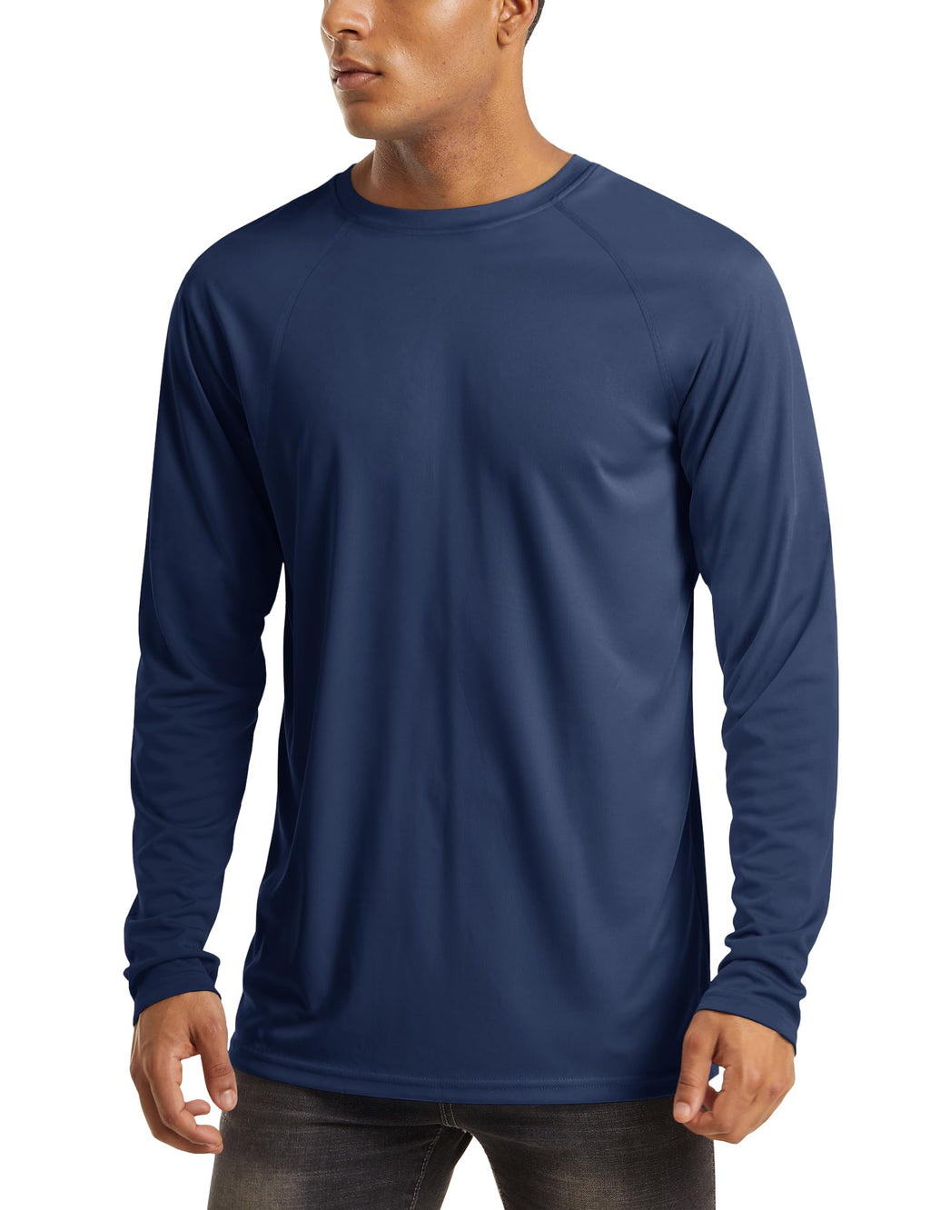 MAGCOMSEN Men's Long Sleeve Shirts UPF 50+ UV Sun Protection Athletic Shirts for Hiking Running Workout Rash Guard