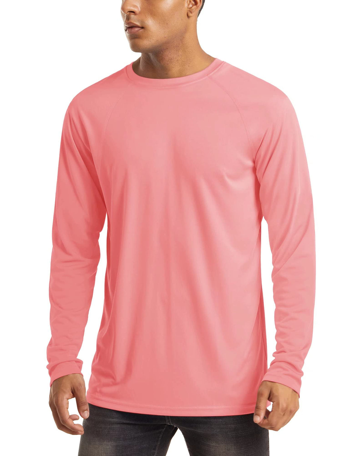 MAGCOMSEN Men's Long Sleeve Shirts UPF 50+ UV Sun Protection Athletic Shirts for Hiking Running Workout Rash Guard