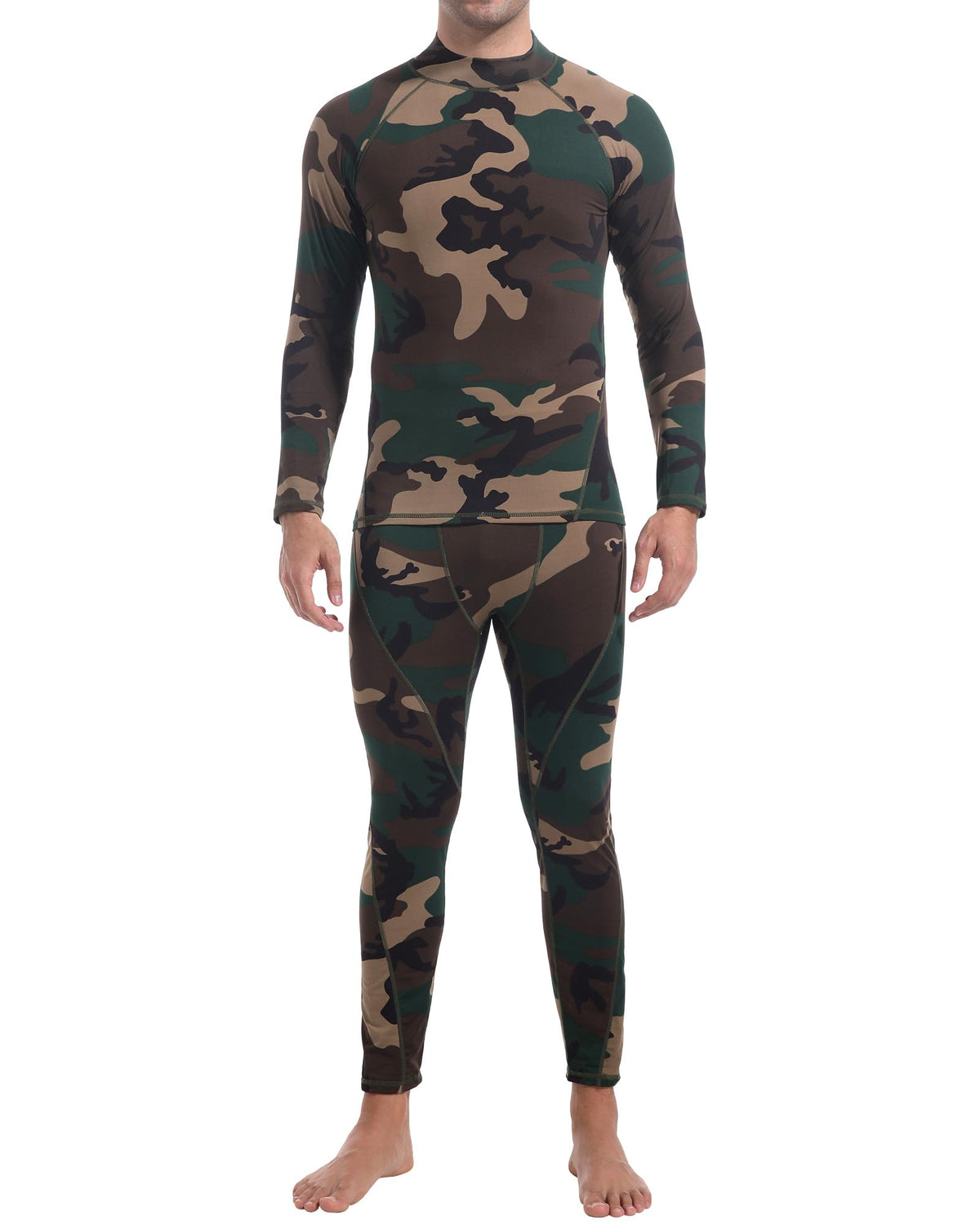 Mens Thermal Underwear Long Johns Base Layer Set Cold Weather 1/2/3 Pack